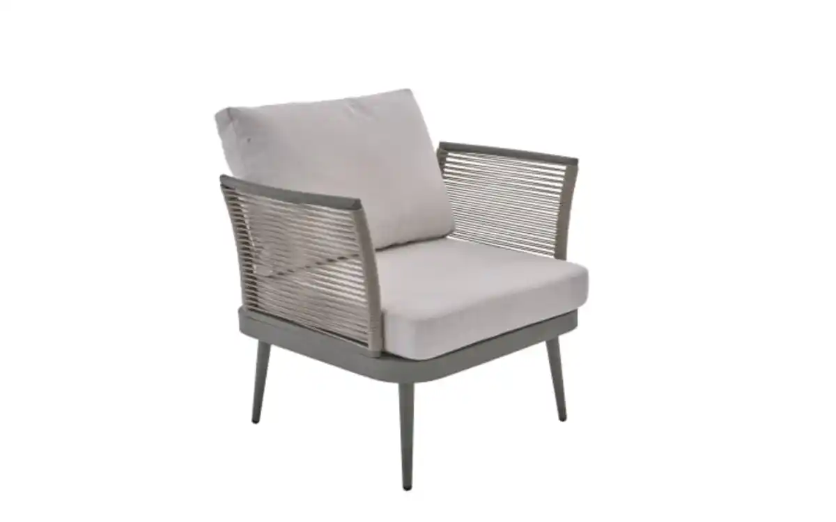 Bild 3 von Gartensofaset Rieti, hellgrau, 4-teilig