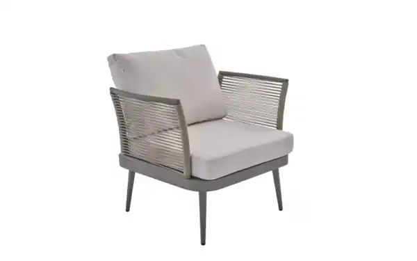 Bild 3 von Gartensofaset Rieti, hellgrau, 4-teilig