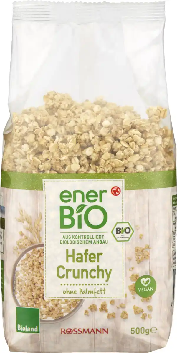 Bild 1 von enerBiO Hafer Crunchy Bioland, 500 g