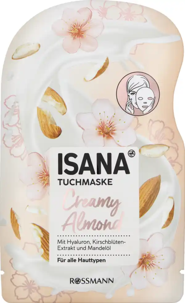 Bild 1 von ISANA Tuchmaske Creamy Almond