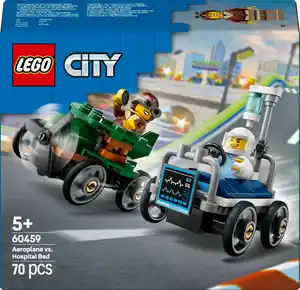 LEGO CITY 60459 Flugzeug vs. Krankenhausbett