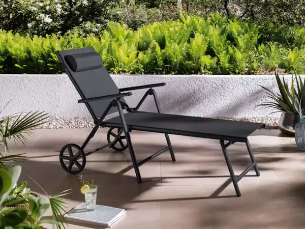 Bild 2 von LIVARNO home Alu-Rollliege »Houston«, verstellbar, schwarz/anthrazit