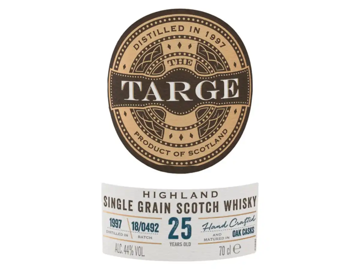 Bild 3 von The Targe Highland Single Grain Scotch Whisky 25 Jahre mit Geschenkbox 44% Vol
