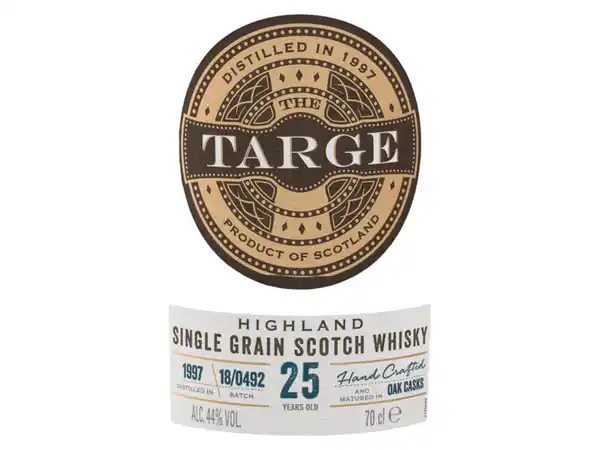 Bild 3 von The Targe Highland Single Grain Scotch Whisky 25 Jahre mit Geschenkbox 44% Vol
