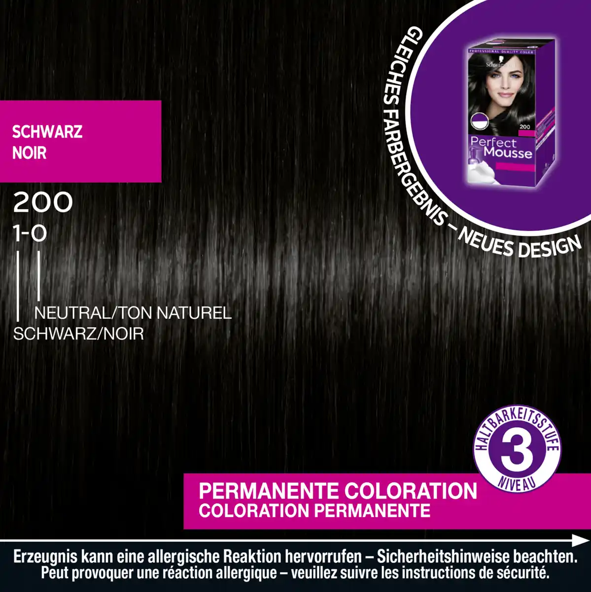 Bild 3 von Perfect Mousse Perfect Mousse Schaumcoloration 200 Schwarz
