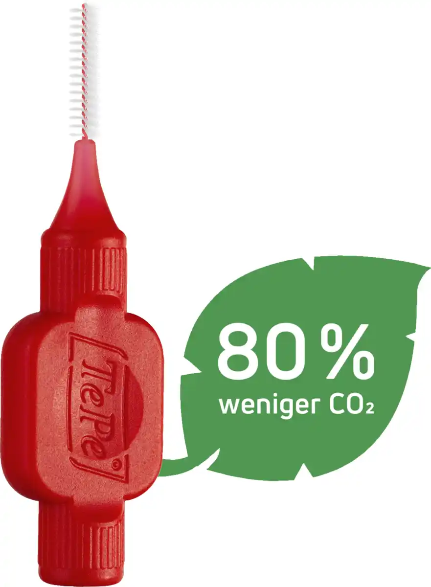 Bild 4 von TePe Interdentalbürsten Rot, ISO 2, 0,5 mm, 8 Stück