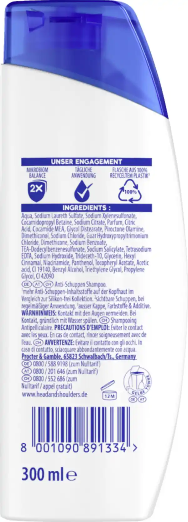 Bild 3 von head & shoulders Anti-Schuppen Shampoo Apple Fresh, 300 ml