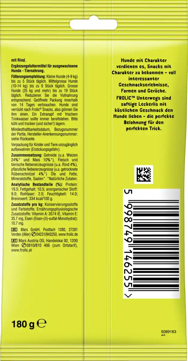 Bild 2 von Frolic Unterwegs mit Rind, 180 g