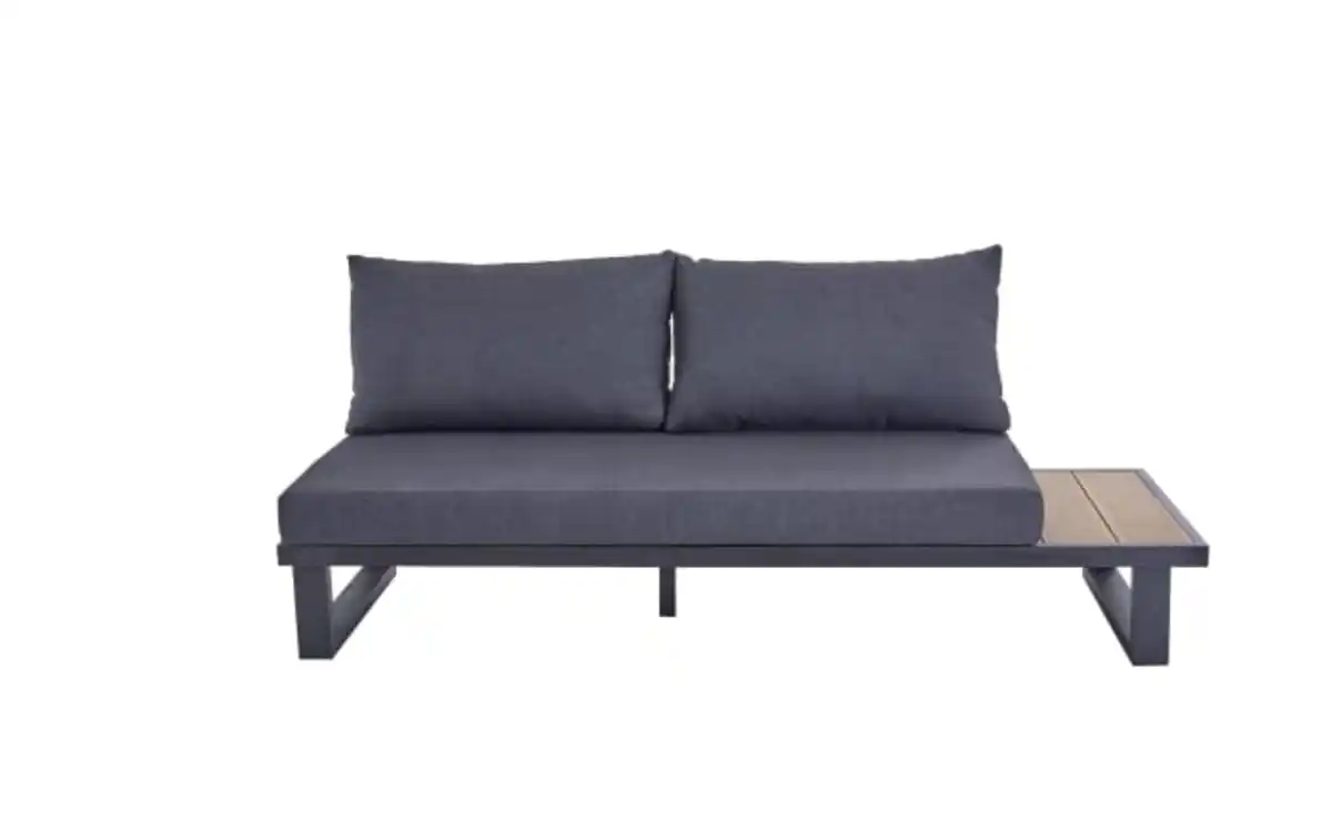 Bild 3 von Garten-Ecksofaset Rosso, Teakholz/grau