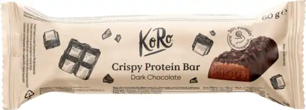 Bild 1 von KoRo Crispy Protein Bar Dark Chocolate, 60 g