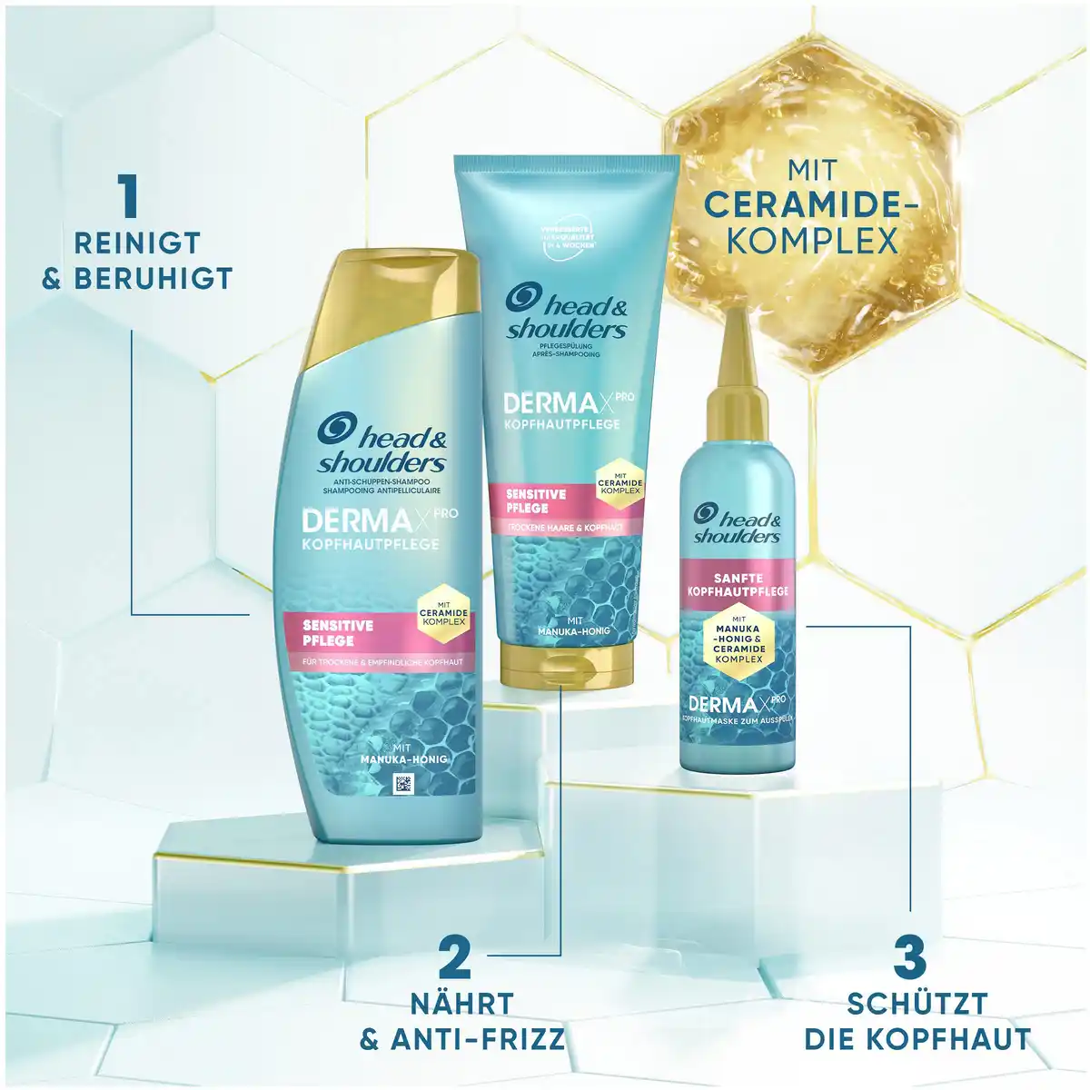Bild 3 von head & shoulders DERMAXPRO Haarshampoo Sensitive Pflege, 250 ml