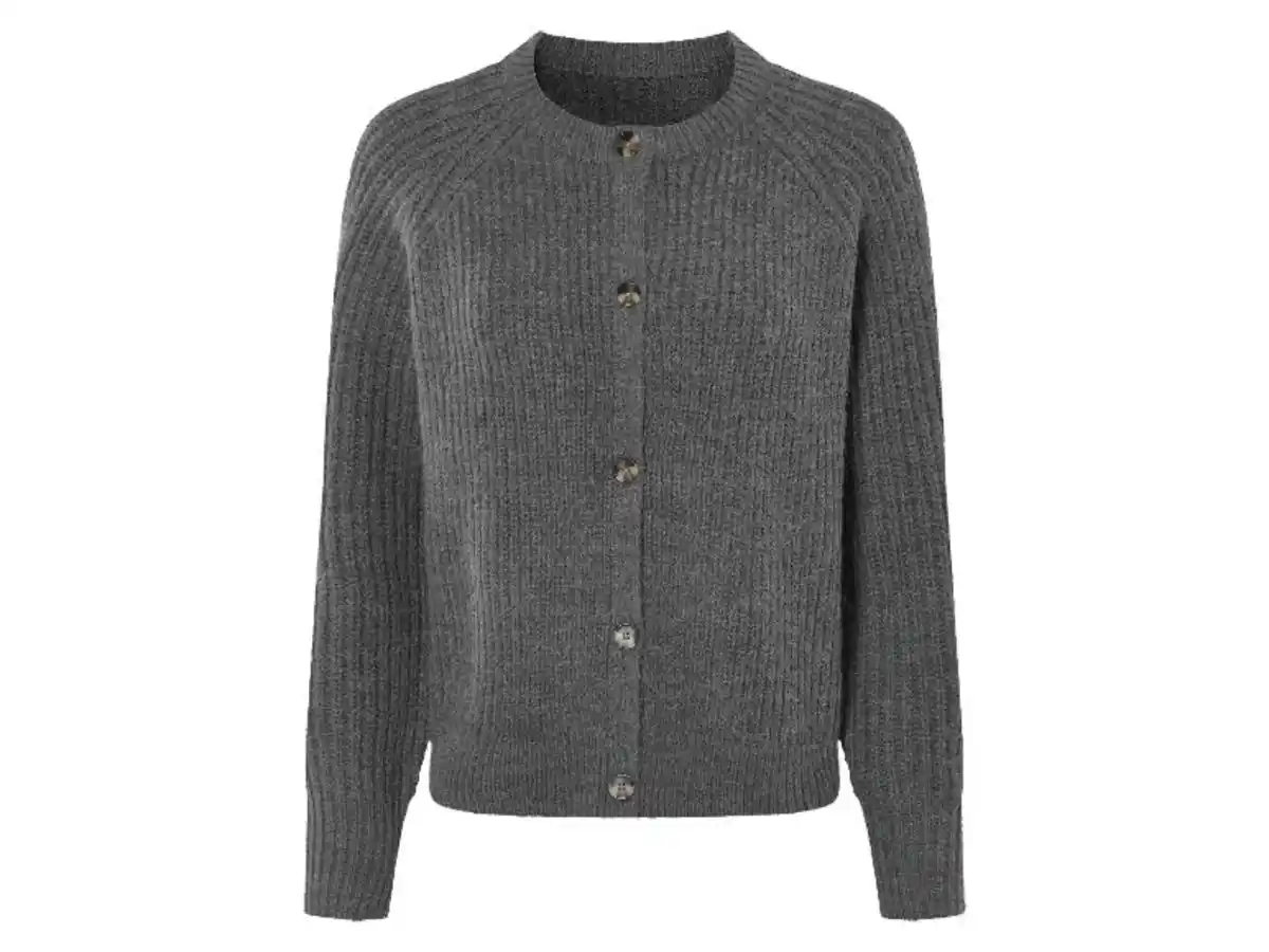 Bild 4 von esmara® Damen Grobstrick-Cardigan mit Wollanteil