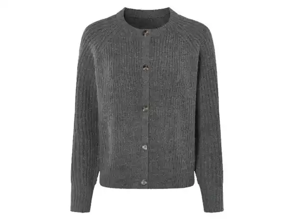 Bild 4 von esmara® Damen Grobstrick-Cardigan mit Wollanteil