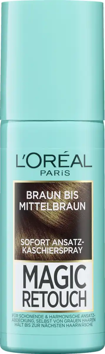Bild 1 von L’Oréal Paris Magic Retouch Ansatz-Kaschierspray Braun bis Mittelbraun, 75 ml