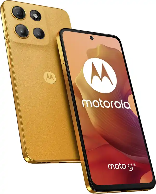 Bild 1 von moto g15 Smartphone sunrise orange