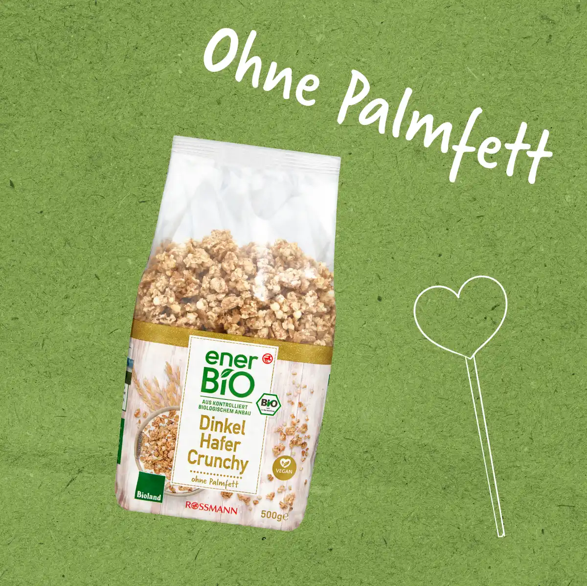 Bild 4 von enerBiO Dinkel Hafer Crunchy Bioland, 500 g