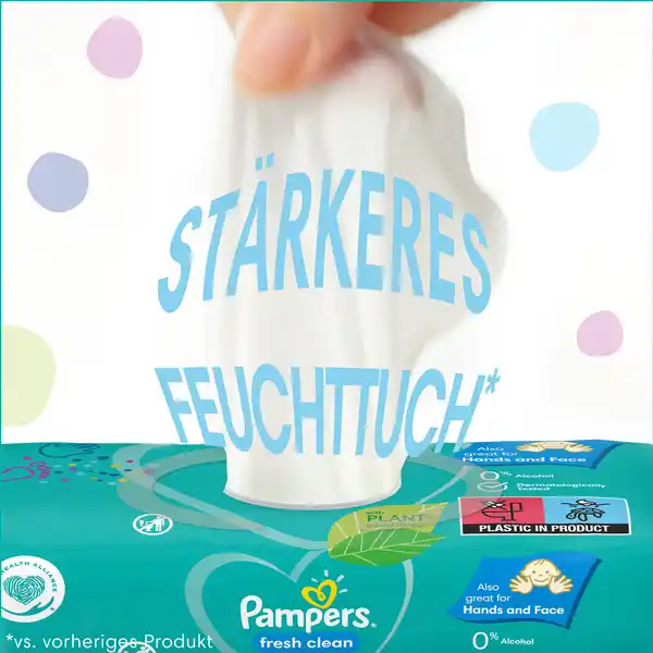 Bild 3 von Pampers Feuchttücher Fresh Clean