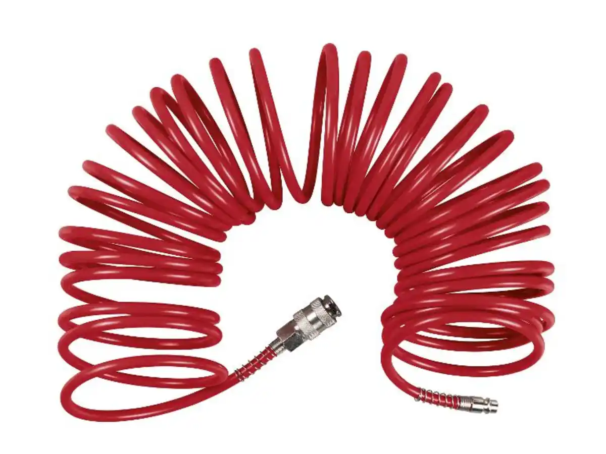 Bild 1 von PARKSIDE® Druckluft-Spiralschlauch »PDSS 10 A1« mit Schnellkupplung, ca. 10 m