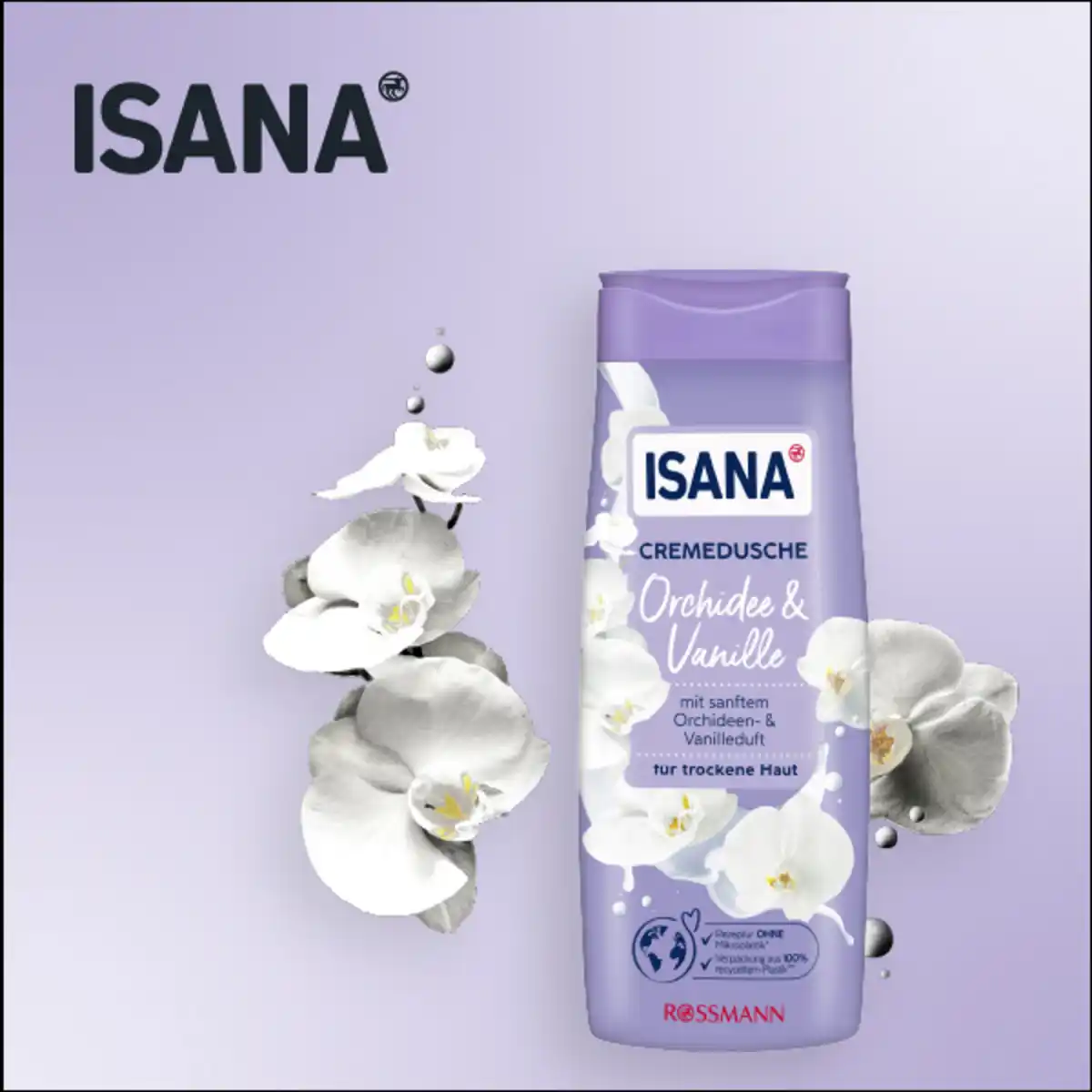 Bild 3 von ISANA Cremedusche Orchidee & Vanille, 300 ml