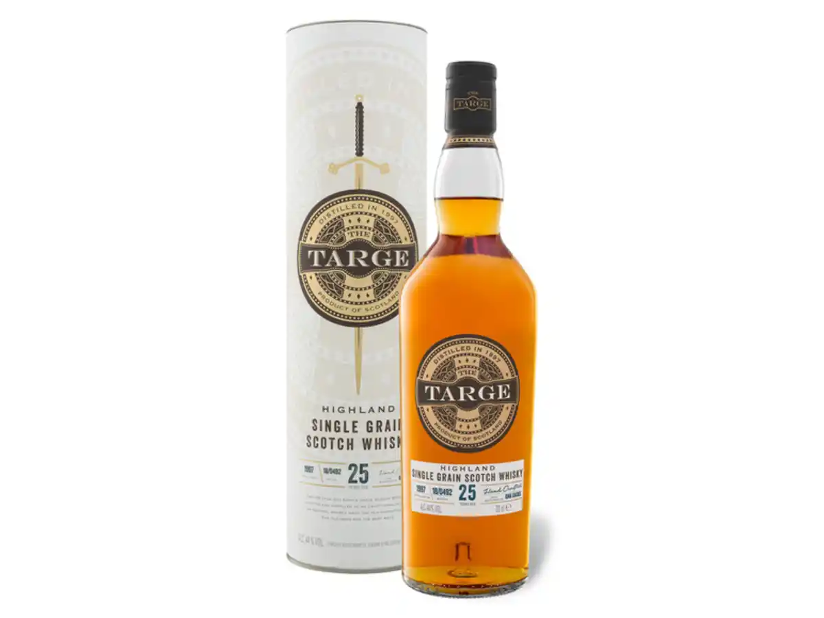 Bild 1 von The Targe Highland Single Grain Scotch Whisky 25 Jahre mit Geschenkbox 44% Vol