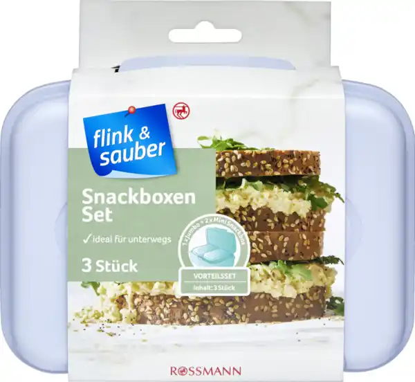 Bild 2 von flink & sauber Snackbox-Set