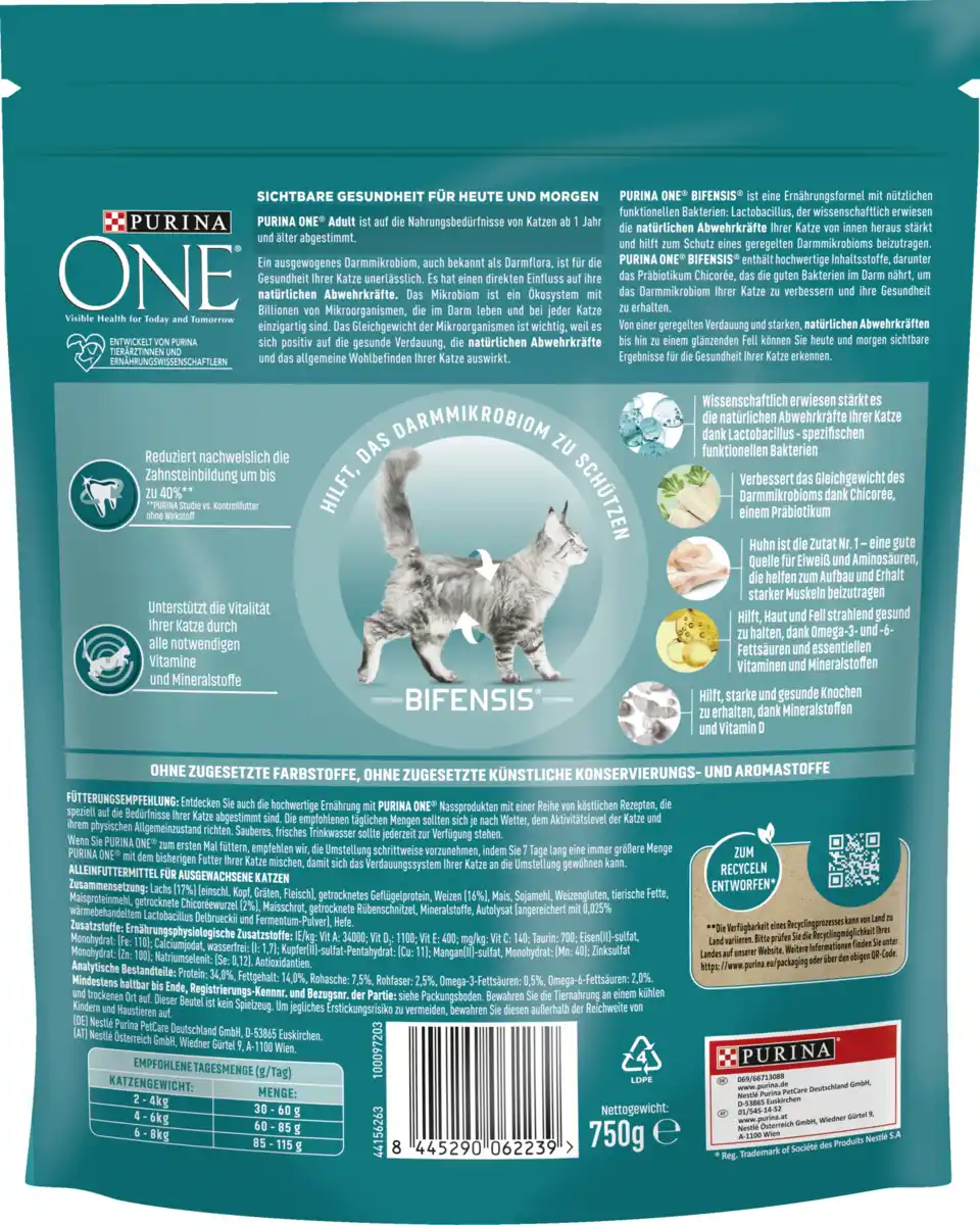 Bild 2 von Purina ONE ADULT Huhn, 750 g