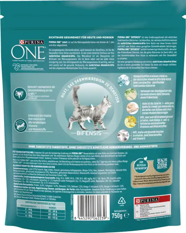 Bild 2 von Purina ONE ADULT Huhn, 750 g