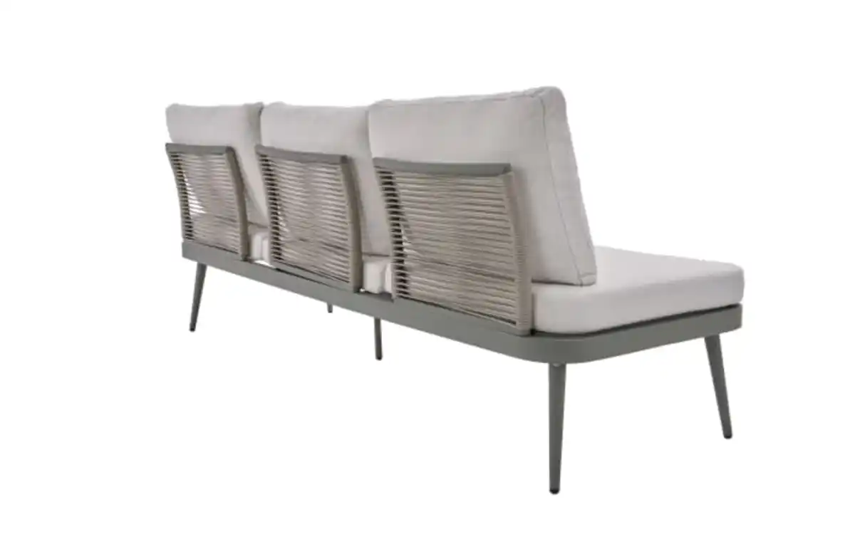 Bild 3 von Gartensofa Rieti, grau/beige, inkl. Kopfteilverstellung vorstehend rechts