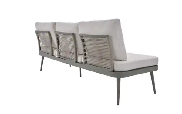 Bild 3 von Gartensofa Rieti, grau/beige, inkl. Kopfteilverstellung vorstehend rechts