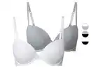 Bild 1 von esmara® Damen Bügel-BHs, 2 Stück, gepaddete Cups