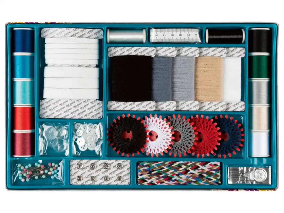 Bild 2 von crelando® Nähbox Universal, 160-teilig / 96-teilig