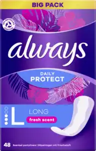 Always Daily Protect Slipeinlagen Long mit Frischeduft Big Pack