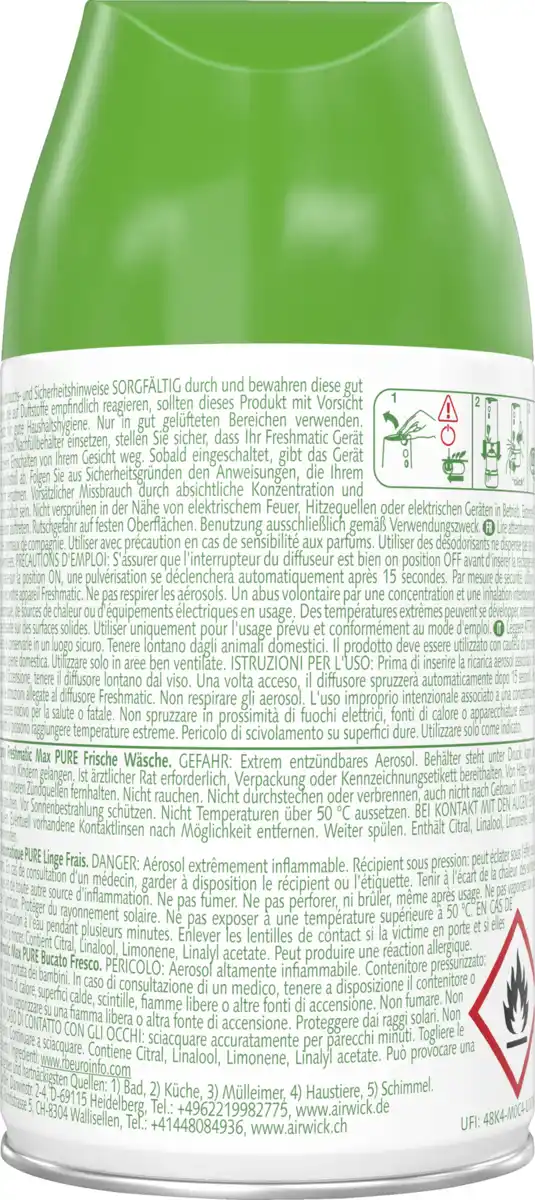 Bild 4 von Air Wick Freshmatic Max Nachfüller Pure Frische Wäsche, 250 ml