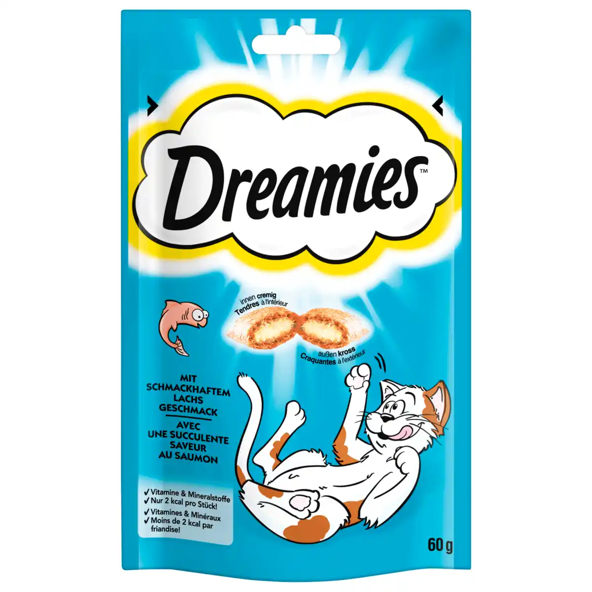Bild 1 von Dreamies Katzensnack mit Lachs 60g