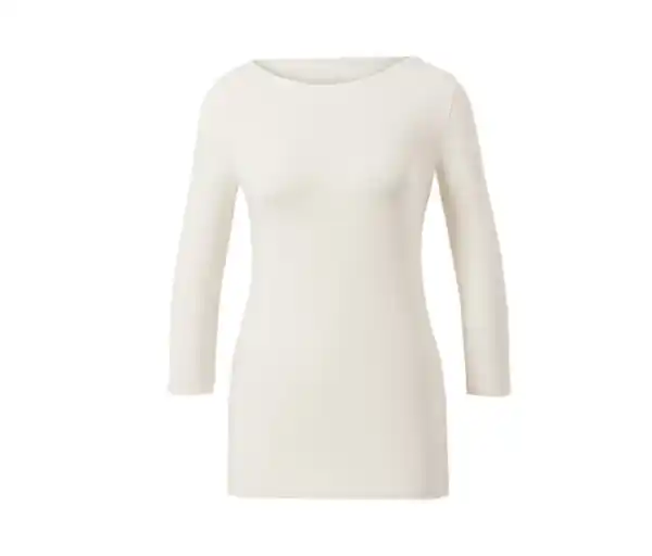 Bild 1 von Shirt mit 3/4-Arm, weiß