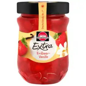 Schwartau Extra Erdbeer-Vanille Konfitüre 340g