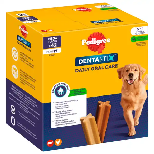 Bild 1 von Pedigree Denta Stix Daily Oral Care für große Hunde 42 Stück