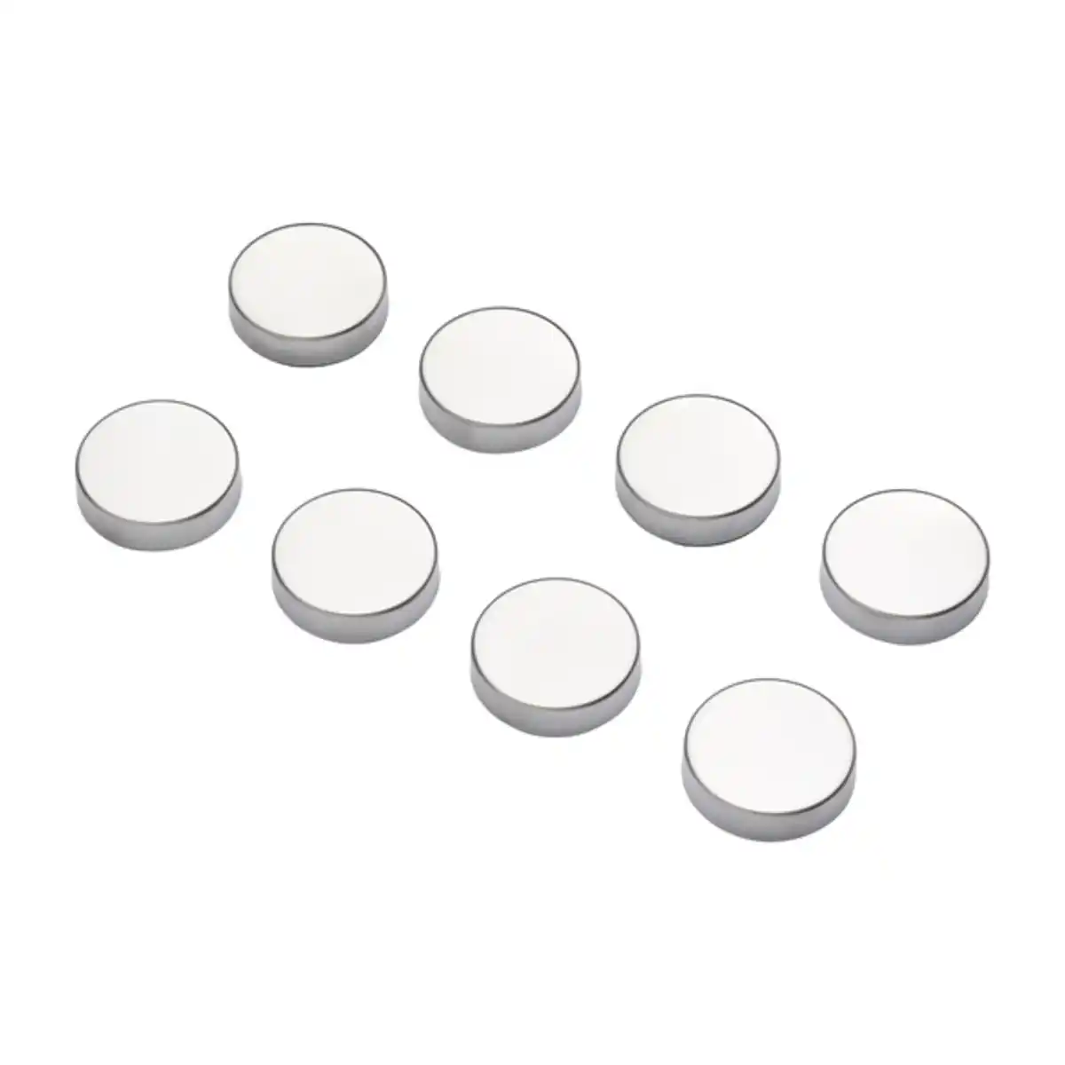 Bild 1 von Magnet, rund, silber, 16-tlg.