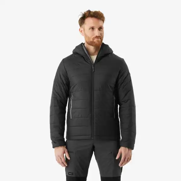 Bild 1 von FORCLAZ Wattierte Jacke Herren bis -5 °C Kapuze Trekking - MT100