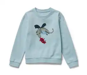 Kinder-Sweatshirt mit angerauter Innenseite, Drache