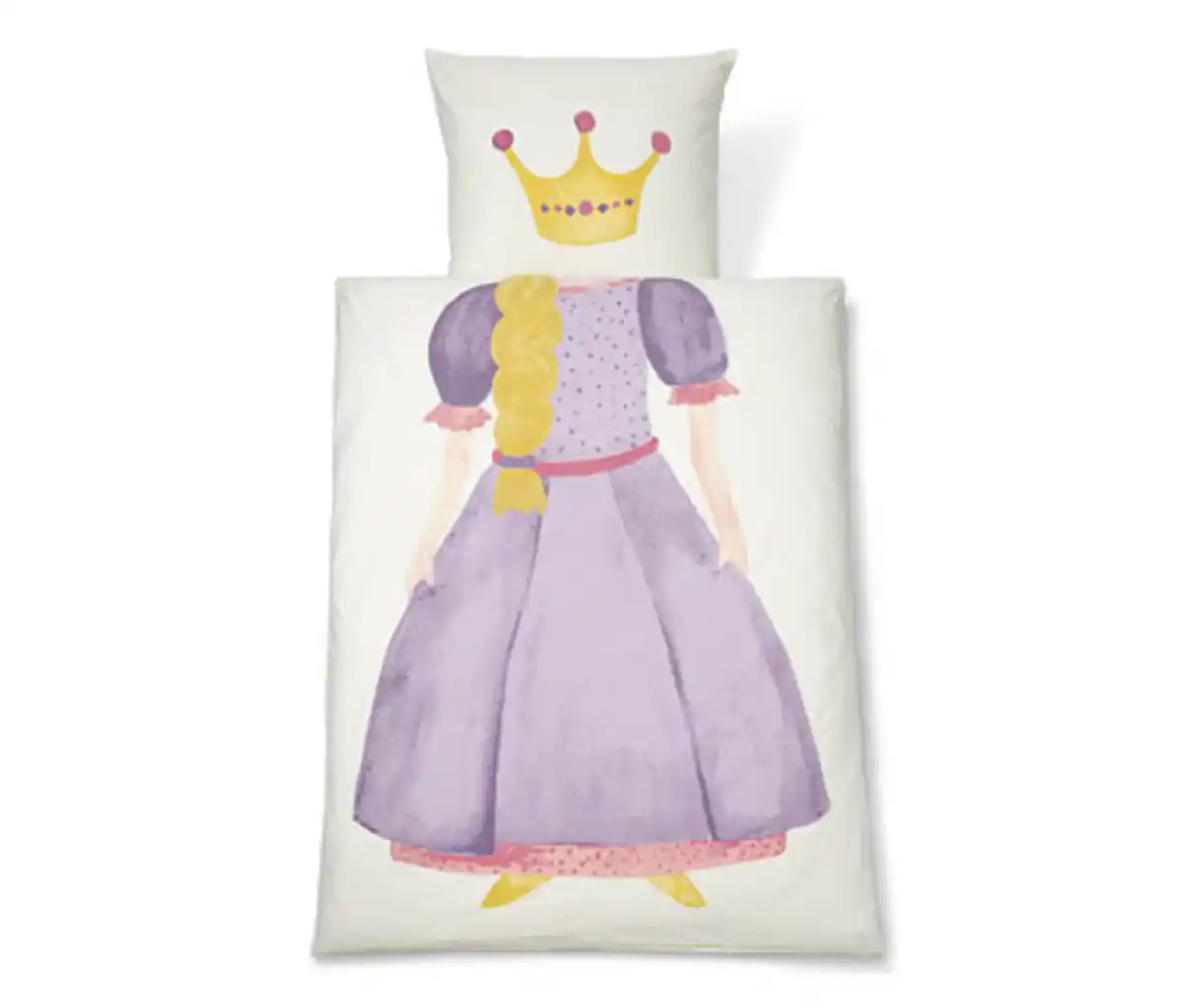 Bild 1 von Kinder-Renforcé-Bettwäsche, Prinzessin