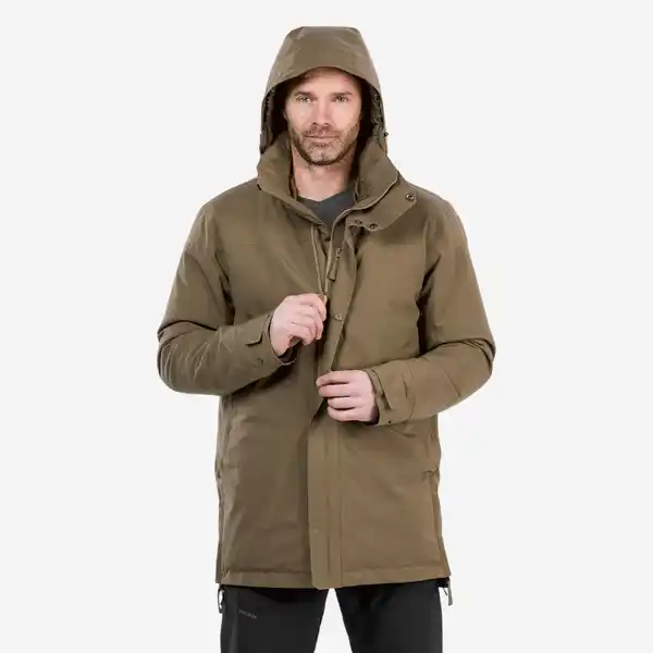 Bild 1 von QUECHUA Parka Winterjacke Herren warm bis -10 °C wasserdicht Winterwandern - SH500 blau