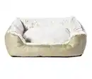 Bild 1 von Dehner Lieblinge Kuschelbett Casim, rechteckig, beige/weiß