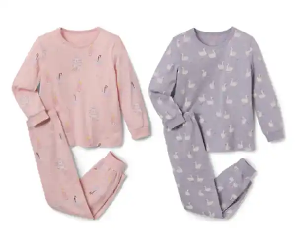 Bild 1 von 2 Kinder-Pyjamas, rosa