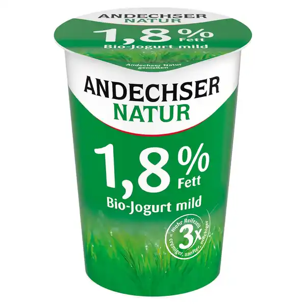 Bild 1 von ANDECHSER NATUR Andechser Bio-Joghurt 1,8% 500 g