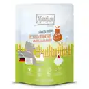 Bild 1 von MjAMjAM Nassfutter Katze Adult, Quetschie Chicks & Friends, Huhn und Birne 6x300 g