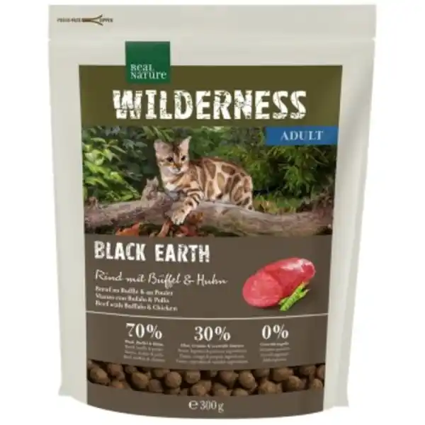 Bild 1 von REAL NATURE WILDERNESS Black Earth Adult Rind, Büffel & Huhn 300 g