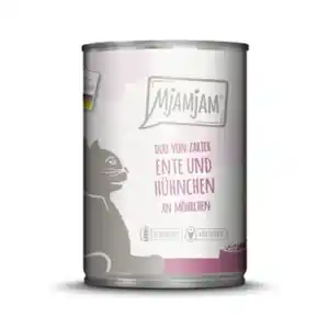 MjAMjAM Nassfutter Katze Adult, Duo 6x400 g Ente & Huhn