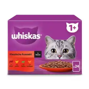 Whiskas Multipack 1+ Klassische Auswahl in Sauce 24x85 g