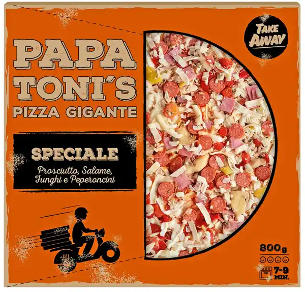 Bild 1 von PAPA TONI'S Pizza Gigante, 800-g-Packg.